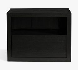 Open Box: Cayman Nightstand without Glass Top (27") - Warm Black
