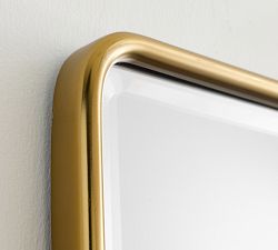 Vintage Rounded Tall Rectangular Mirror