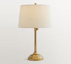Chelsea Metal Adjustable USB Table Lamp (28"-32")