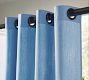 Outdoor Performance Heathered Canvas Curtain