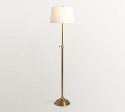 Chelsea Metal Adjustable Floor Lamp (50"-70")