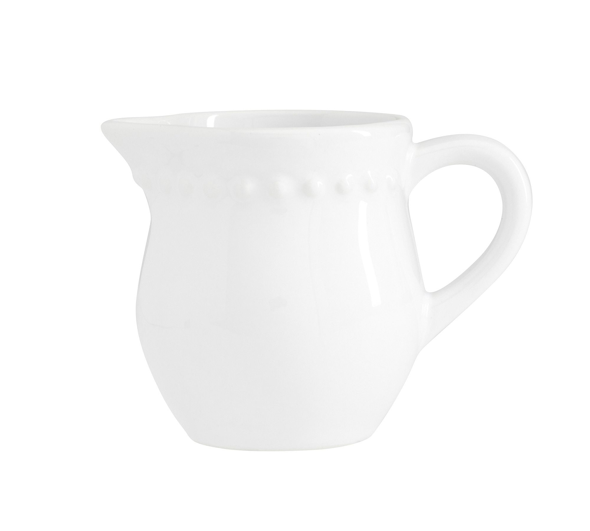 Emma Beaded Stoneware Creamer