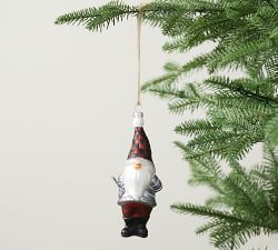 Mercury Glass Gnome Ornaments