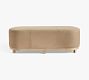 Jake Leather Wood Base Bench (32"-56")
