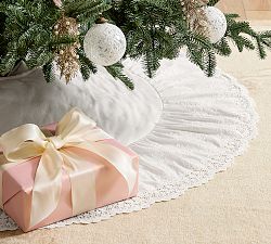 LoveShackFancy Lace Ruffle Tree Skirt