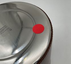 Open Box: Leather Ice Bucket - Tobacco Leather, Nickel