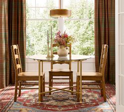 Redford Caramel Leather Round Pendant (14")