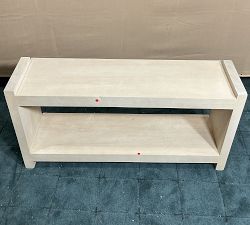 Open Box: Cayman Shoe Bench (36") - Biscotti