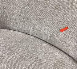 Open Box: Hyde Swivel Chair - Performance Casual Chenille Parchment