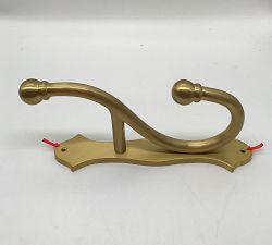 Open Box: Oversized Wall Hook (13") - Brass