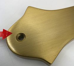 Open Box: Oversized Wall Hook (13") - Brass