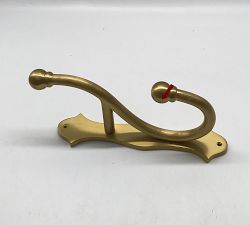 Open Box: Oversized Wall Hook (13") - Brass