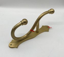 Open Box: Oversized Wall Hook (13") - Brass