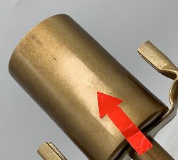 Open Box: Palmer Metal Table Lamp (29") - White Linen Shade, Vintage Brass Base