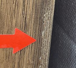 Open Box: Scarlett Floor Length Pinboard - Brogan Brown