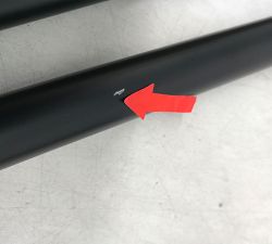 Open Box: Standard Curtain Rod &amp; Wall Bracket (28"-48", 0.75"Diam) - Matte Black