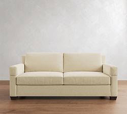 Open Box: York Square Sofa Arm Cover Only - Rustic Chenille Ivory