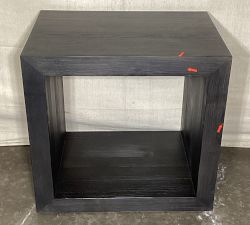 Open Box: Folsom Rectangular End Table (26") - Charcoal