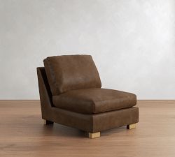 Build Your Own Turner Deep Seat Roll Arm Leather Sectional
