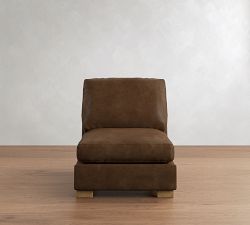 Build Your Own Turner Deep Seat Roll Arm Leather Sectional