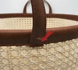 Open Box: Brooks Tote Basket, Large (16.5" Diam)