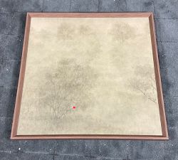 Open Box: The Ascent By Aileen Fitzgerald (30"Sq) - Dark Walnut Frame