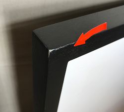 Open Box: Wood Gallery Frame (27"W x 39"L) - Black