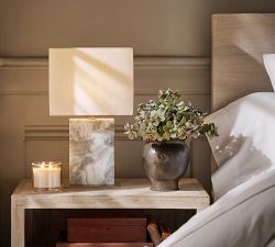Windham Stone Block Table Lamp (21")