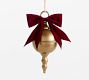 Ornate Brass Bell With Bow