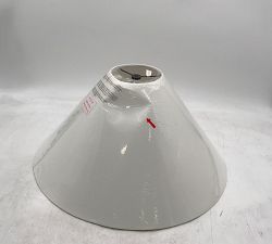 Open Box: Artisan Tapered Shade, Large (21"Diam) - White