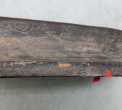 Open Box: Rustic Brown Ceramic Oval Tray (15.5"Diam)