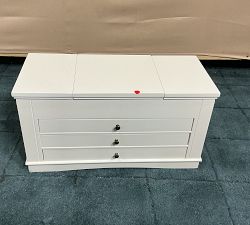 Open Box: Ultimate Jewelry Box (18"W x 9.5"H) - Antique White