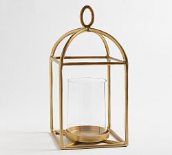 Open Box: Fallon Outdoor Lantern, Medium (23") - Brass