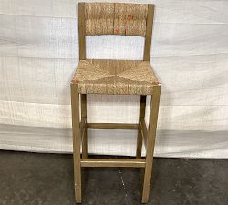 Open Box: Malibu Woven Bar Stool (30") - Honey