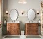 Cooper Milk Glass Single Sconce (9")