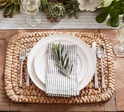 Wheaton Striped Cotton/Linen Table Runner
