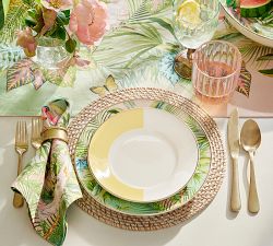 Cynthia Rowley Colorblock Stoneware Salad Plates - Mixed Set of 4
