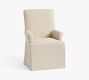 PB Comfort Roll Slipcovered Dining Armchair