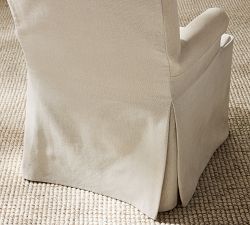 PB Comfort Roll Slipcovered Dining Armchair