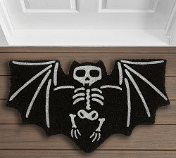 Skeleton Bat Shaped Doormat