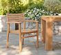 Monza Teak Stackable Outdoor Dining Chair - Set of 2