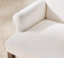 PB Comfort Roll Upholstered Dining Armchair