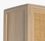 Dolores Cane Tall Storage Cabinet (38")