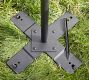 Outdoor Standing String Light Posts - Set of 2