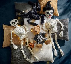 Mr. Bones Shaped Pillow