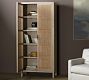 Dolores Cane Tall Storage Cabinet (38")