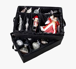 Ornament Storage Bag with Adjustable Tray