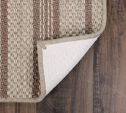 Custom Striped Sisal Rug