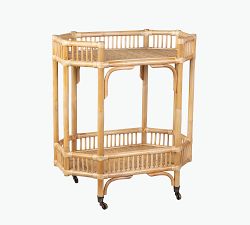 Jillian 27" Rattan Barcart