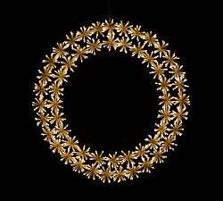 Lit Twinkling Cluster Wreath